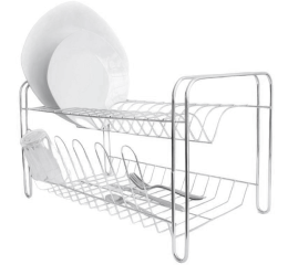 ESCORREDOR PRATOS DUPLO C/PORTA COPOS 1803